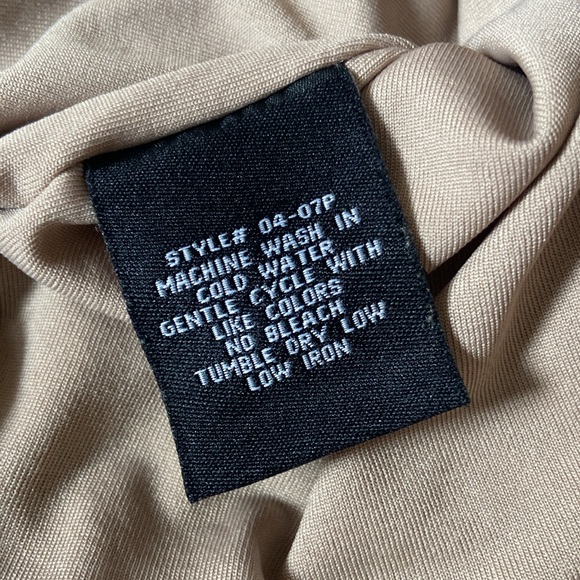 Brown Striped High-Neck Top - Picture 4 of 9